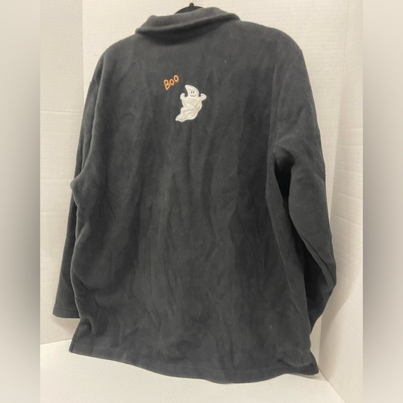 The Quacker Factory Halloween fleece button up women’s 1x - Picture 6 of 8